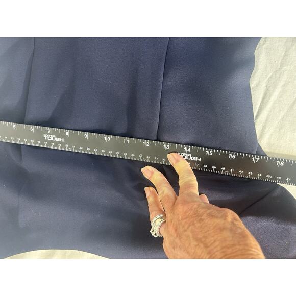 Office Siren Boardroom Chic Donna Morgan Devil Wears Prada Beaded Gown Sz8 - Picture 9 of 9